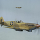 Spitfire Mk V over Tunisia in 1943 (Imperial War Museum)